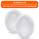 Upgraded Gaming Earpads - Hybrid Velour | White
