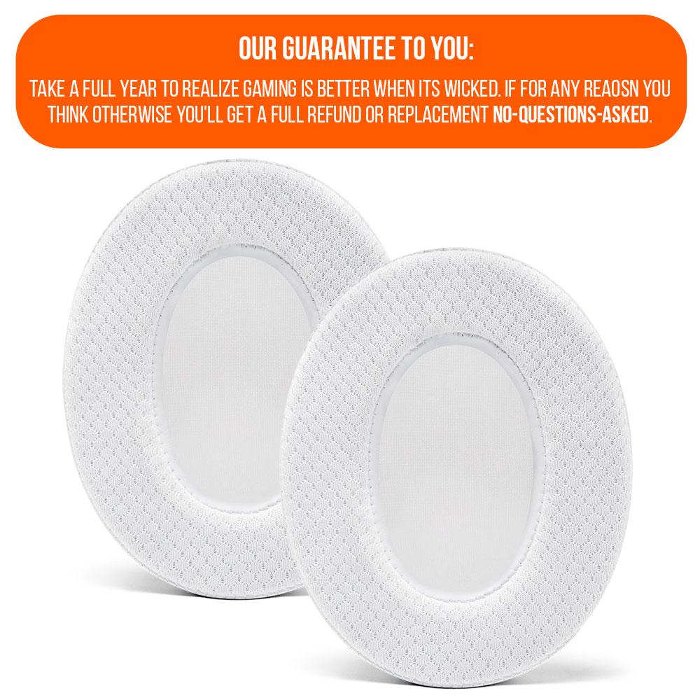 WC FreeZe - Hybrid Cooling Gel Infused Gaming Earpads | White