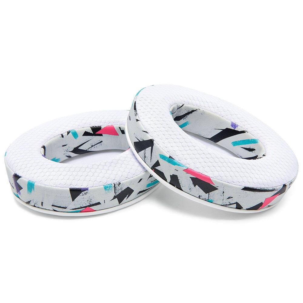 WC FreeZe - Hybrid Cooling Gel Infused Gaming Earpads | 90s White