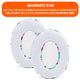 WC FreeZe - Hybrid Cooling Gel Infused Gaming Earpads | 90s White