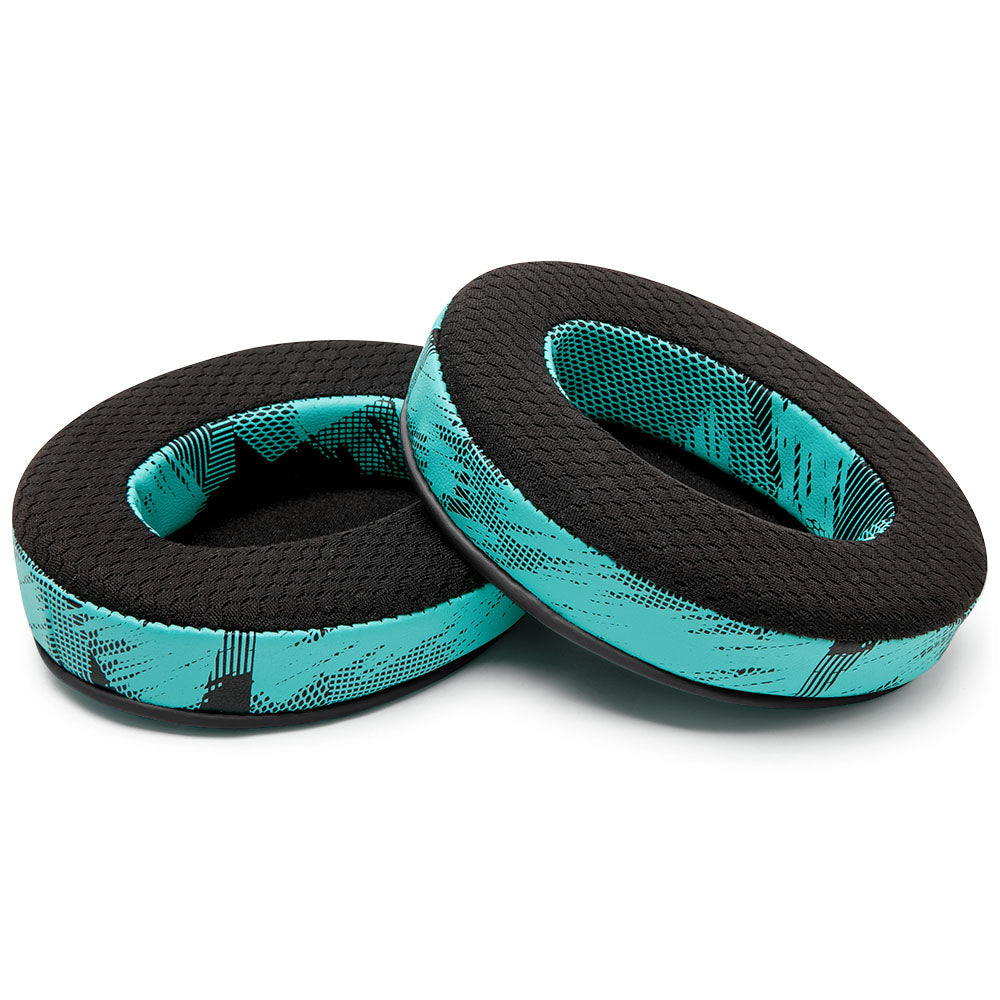WC FreeZe - Hybrid Cooling Gel Infused Gaming Earpads | SpeedRacer Cyan