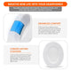 WC FreeZe - Hybrid Cooling Gel Infused Gaming Earpads | White