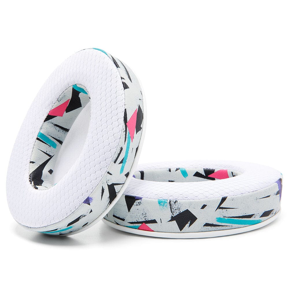 WC FreeZe - Hybrid Cooling Gel Infused Gaming Earpads | 90s White