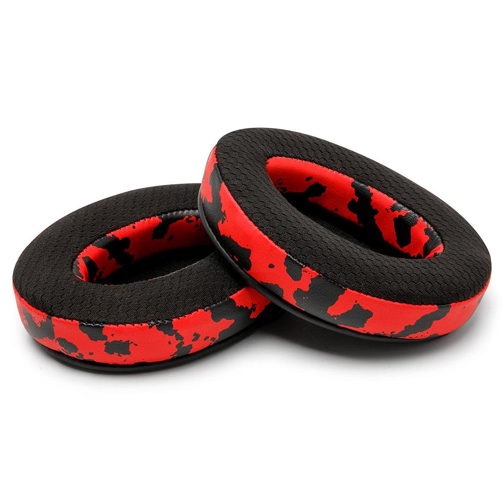 WC FreeZe - Hybrid Cooling Gel Infused Gaming Earpads | Red Camo