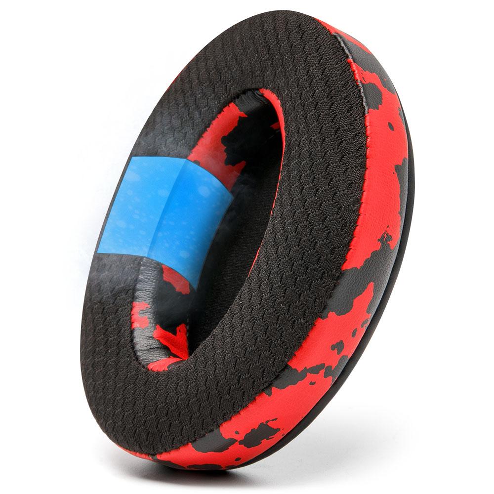 WC FreeZe - Hybrid Cooling Gel Infused Gaming Earpads | Red Camo
