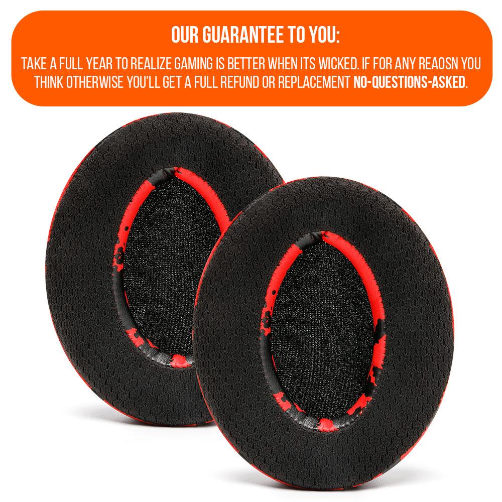 WC FreeZe - Hybrid Cooling Gel Infused Gaming Earpads | Red Camo