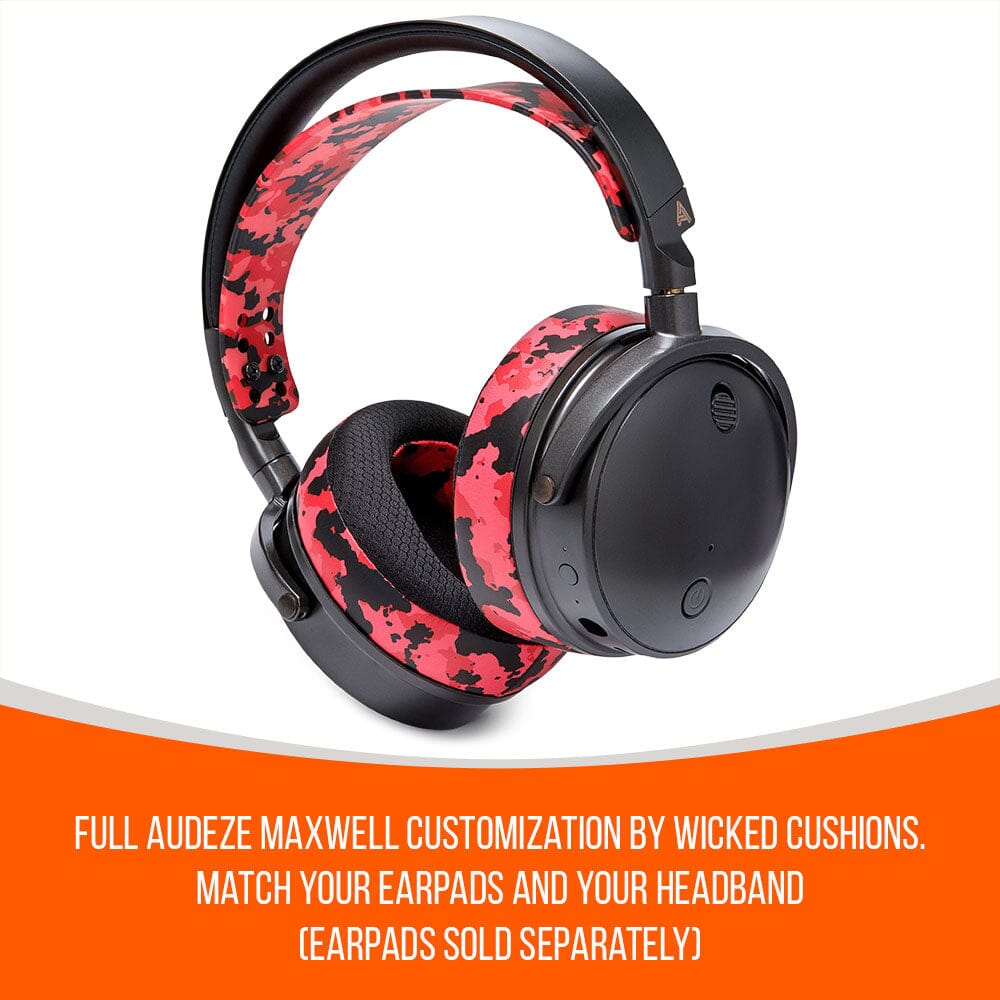 WC Silicone HeadbandZ for Audeze Maxwell | Red Camo