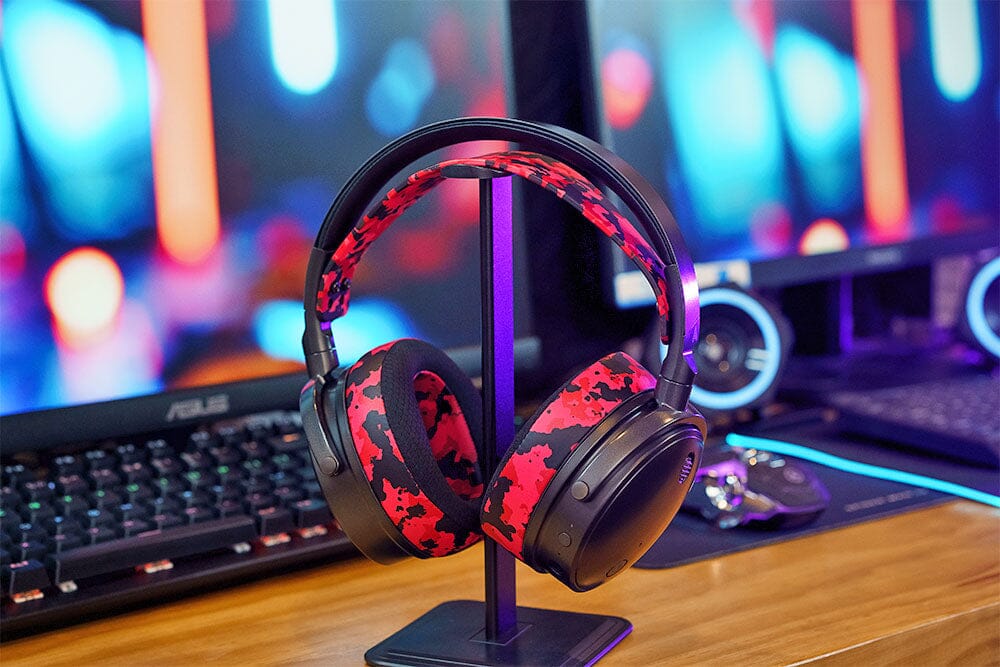 WC Silicone HeadbandZ for Audeze Maxwell | Red Camo