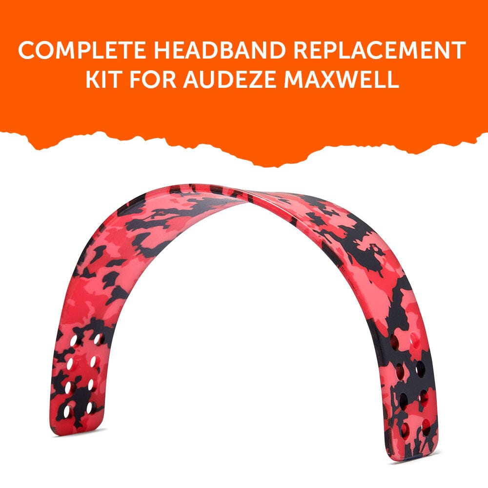 WC Silicone HeadbandZ for Audeze Maxwell | Red Camo