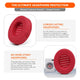 WC SweatZ Protective Headphone Earpad Cover | Red