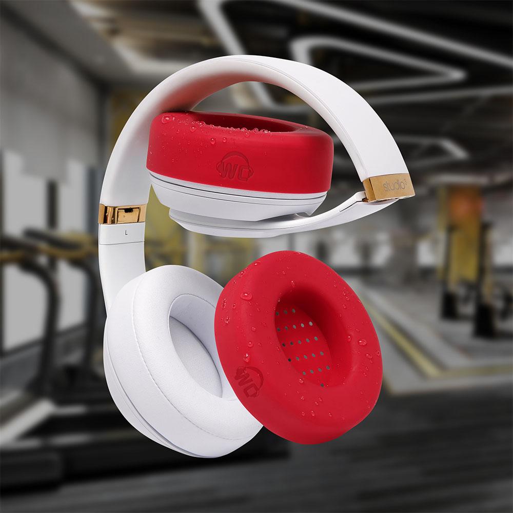 WC SweatZ Protective Headphone Earpad Cover | Red