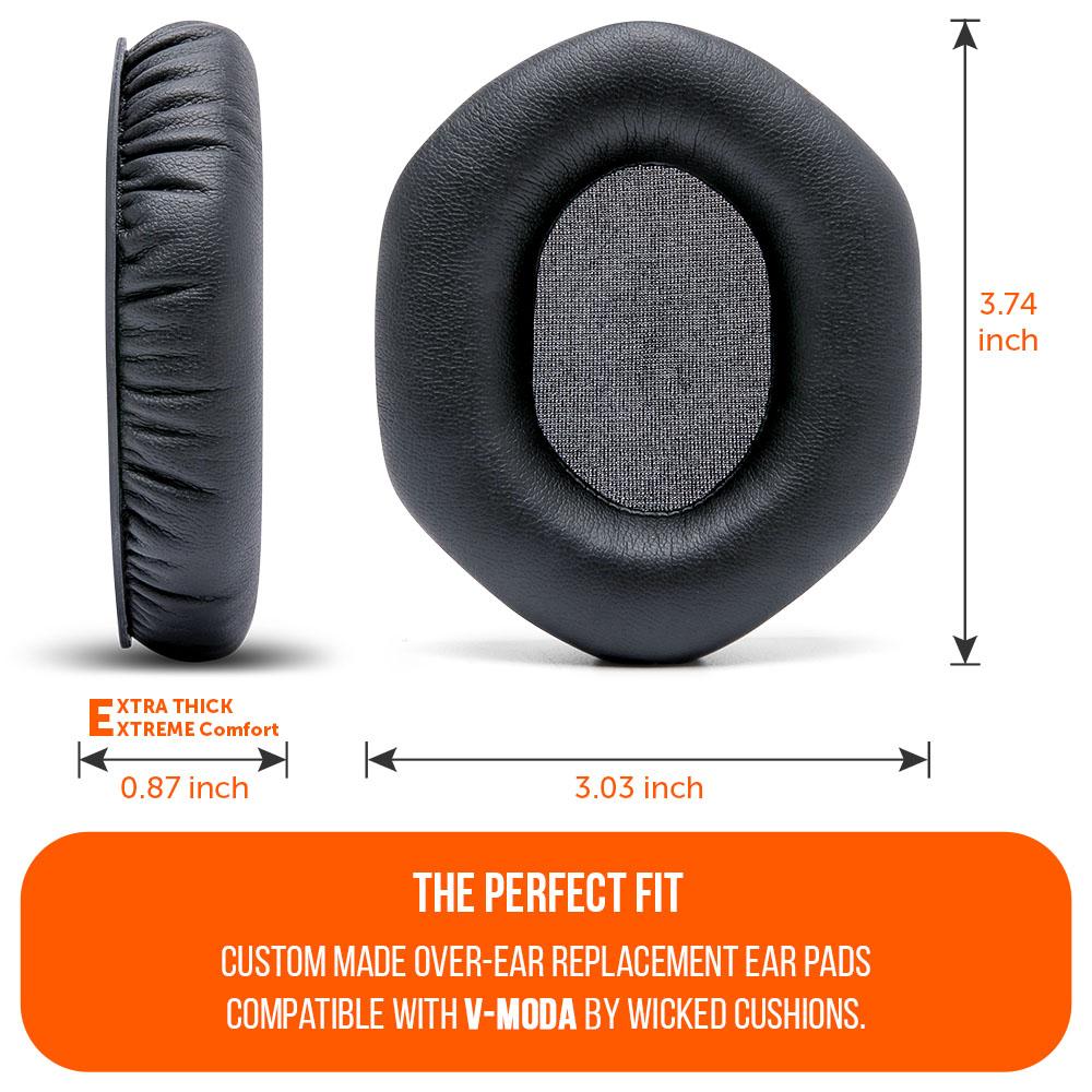 XL Earpads For V-MODA | Black