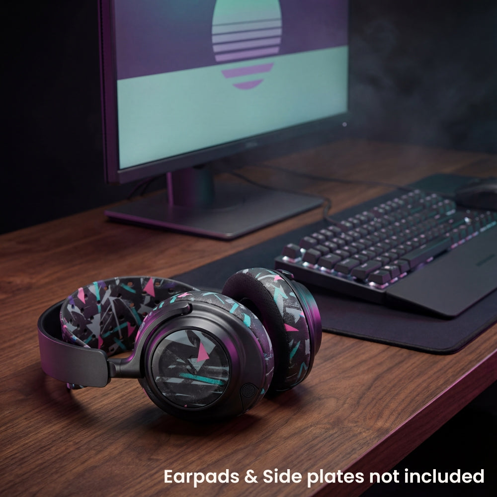 WC HeadbandZ Arctis Nova V2 | 90s Black