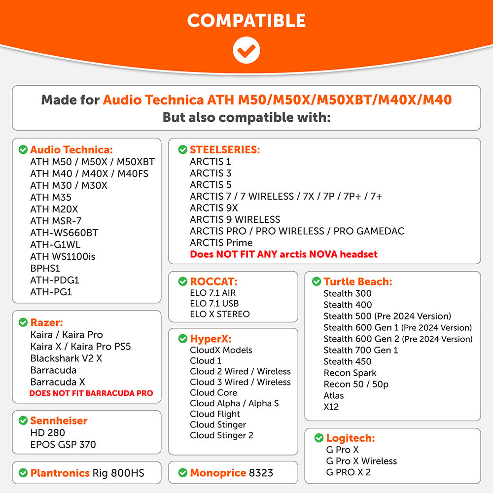 WC FreeZe Cooling Gel Ear Pads for ATH M50X | Shared Image