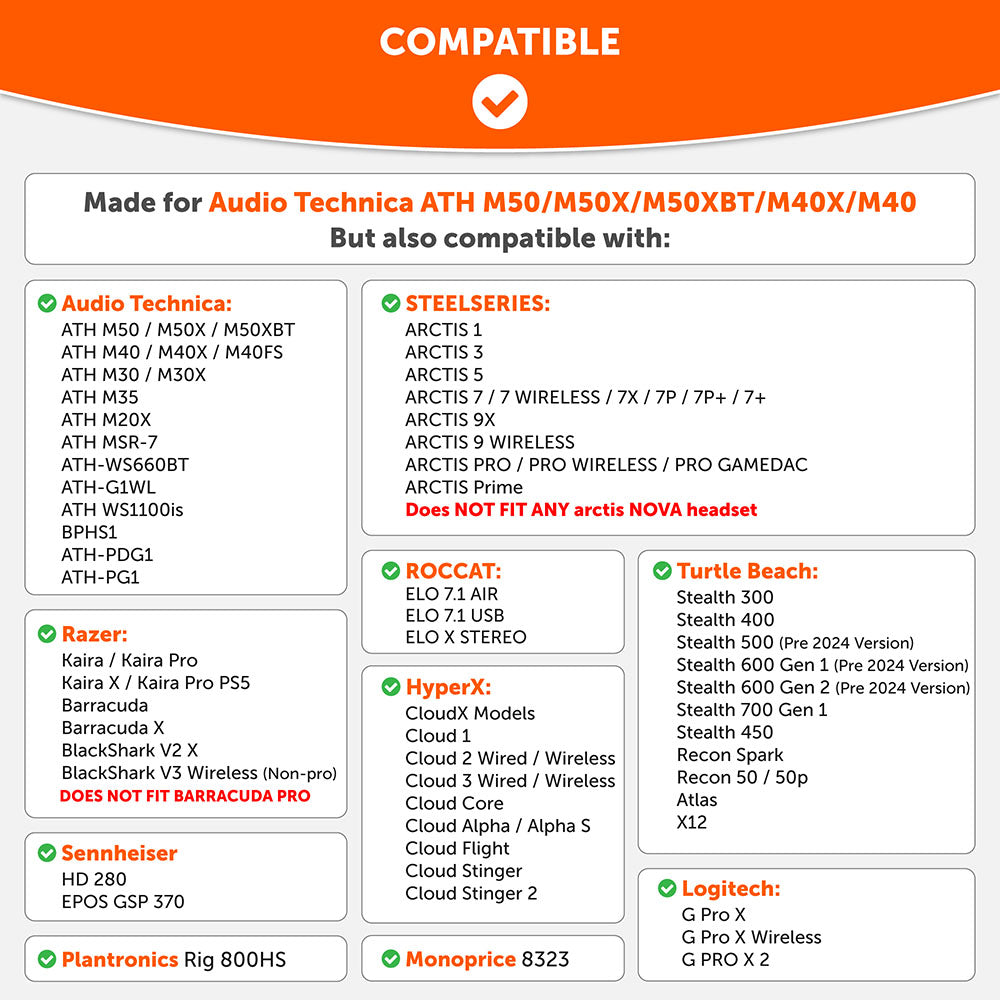 WC FreeZe Cooling Gel Ear Pads for ATH M50X | Shared Image