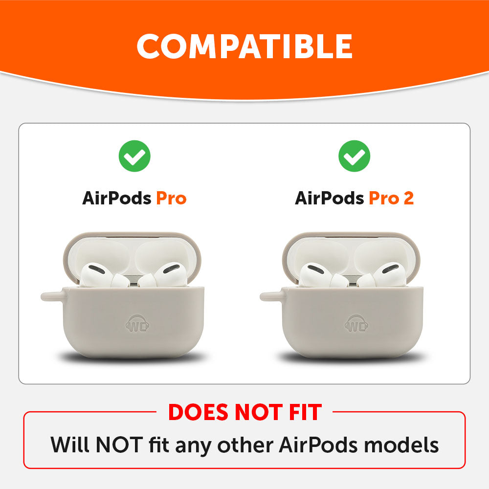 AirPods Pro & Pro 2 Silicone Case | Beige