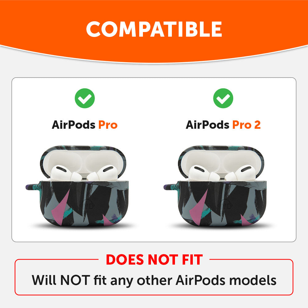 AirPods Pro & Pro 2 Silicone Case | 90s Black