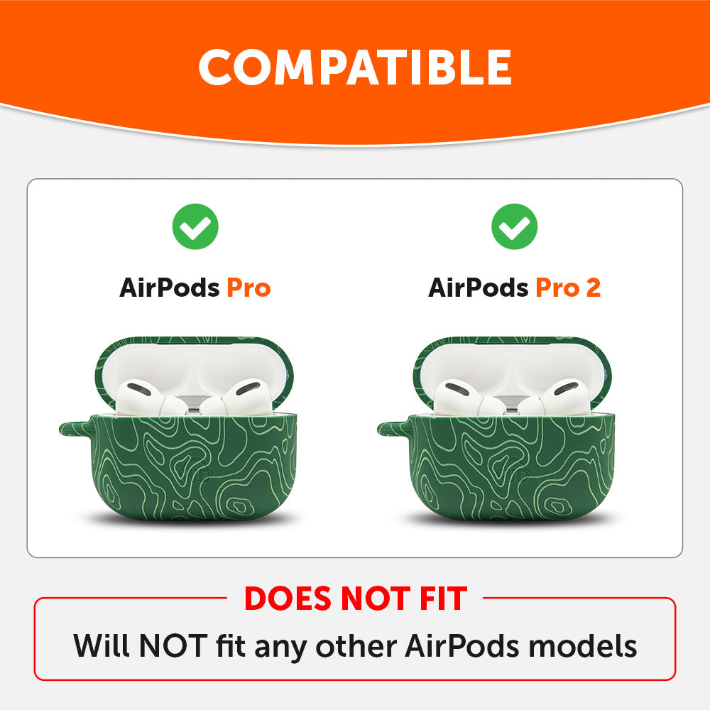 AirPods Pro & Pro 2 Silicone Case | Emerald Tide