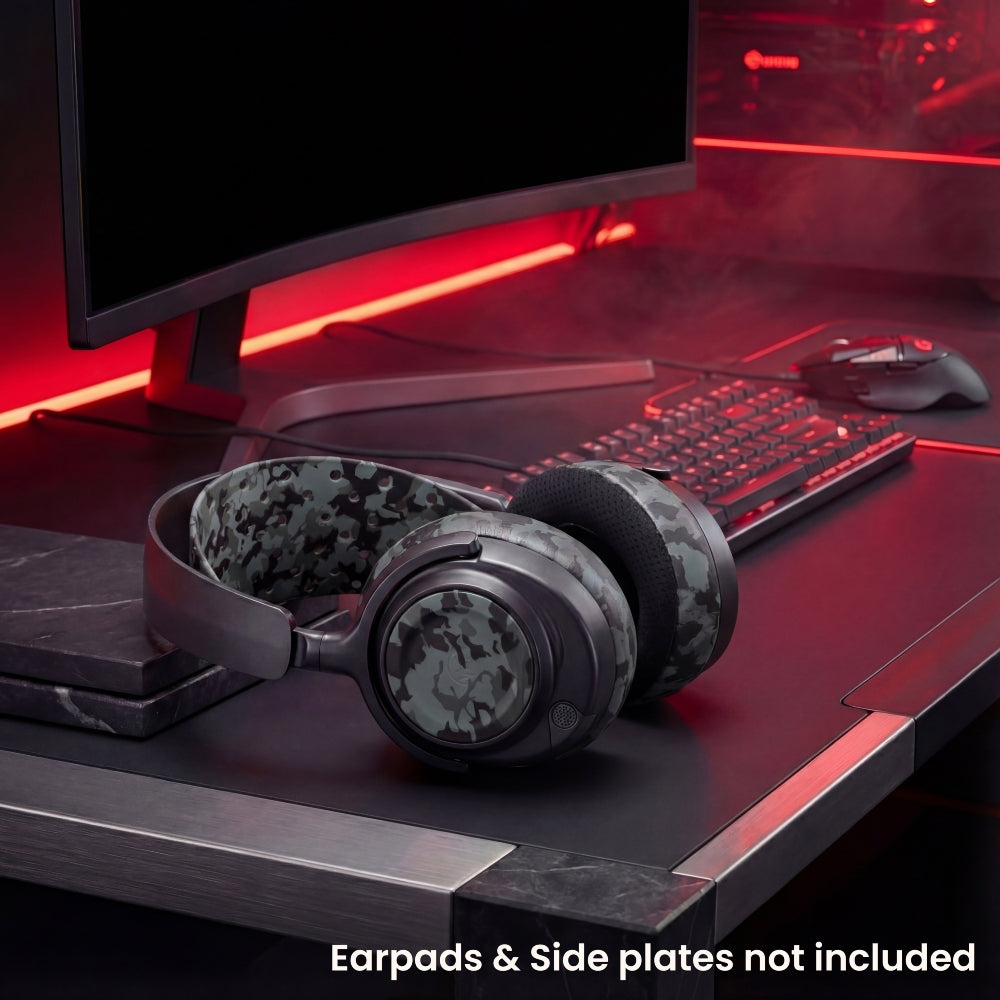 WC HeadbandZ Arctis Nova V2 | Black Camo