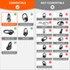 Replacement Earpads For Bose QC15 Headphones | Shared Image