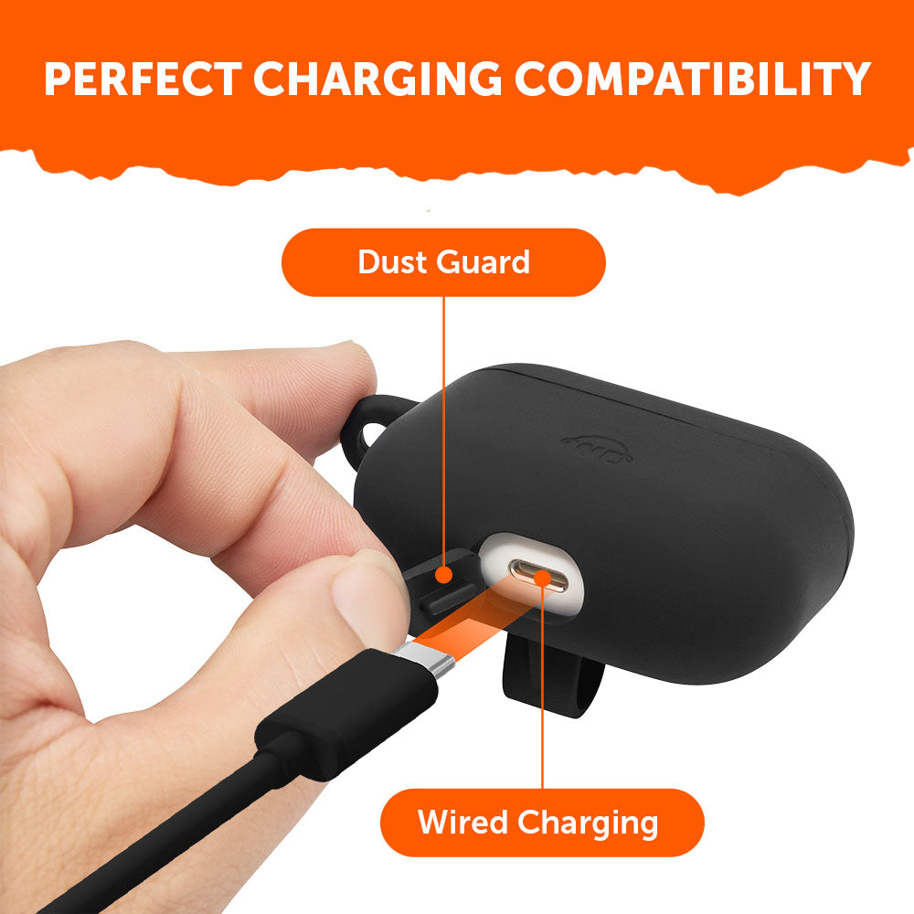 AirPods Pro & Pro 2 Silicone Case | Black