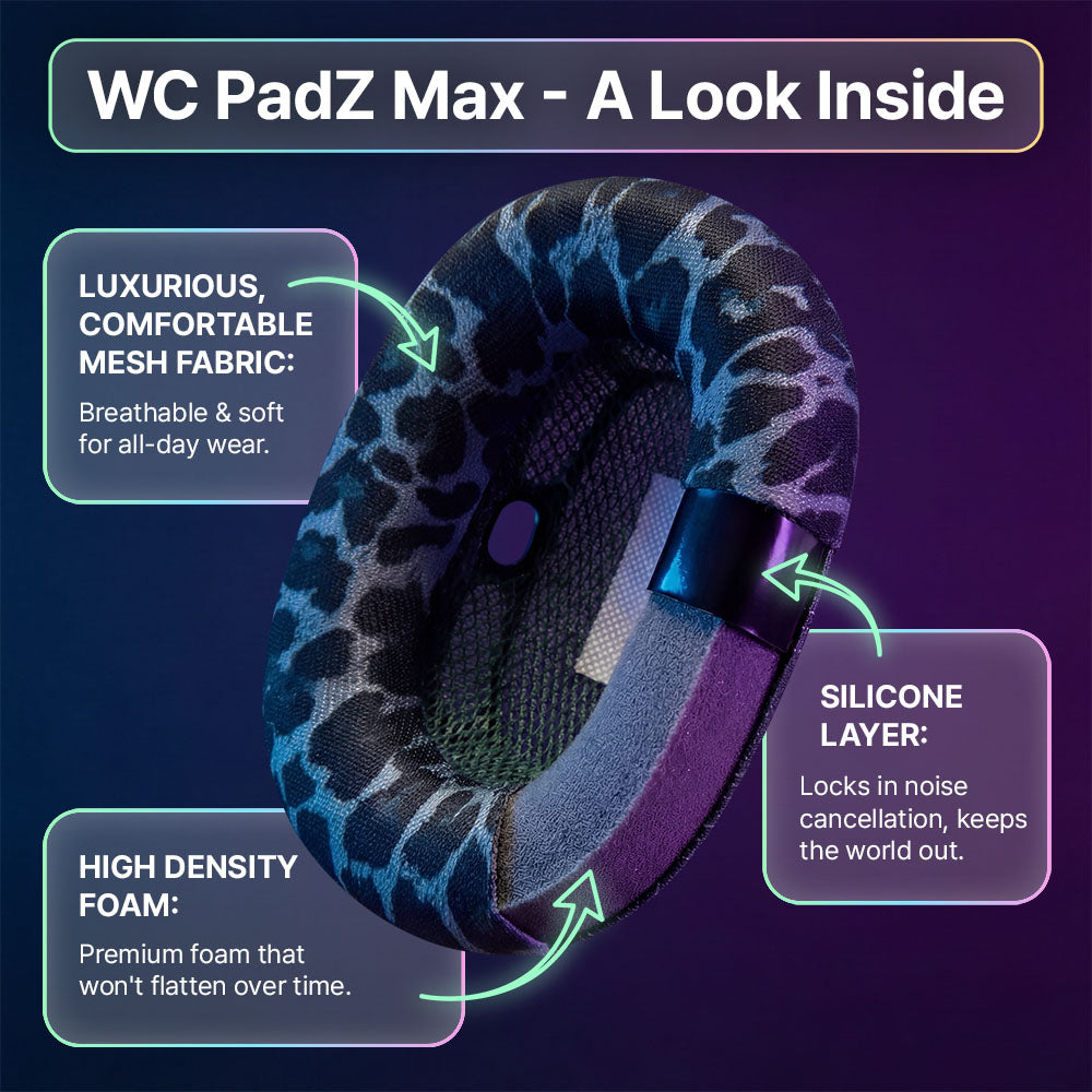 WC PadZ Max | Grey Leopard