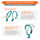 WC HookZ AirPods 4 | Cyan Prism