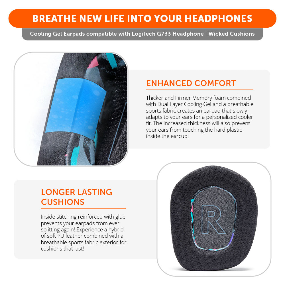 Logitech G733 FreeZe | 90s Black