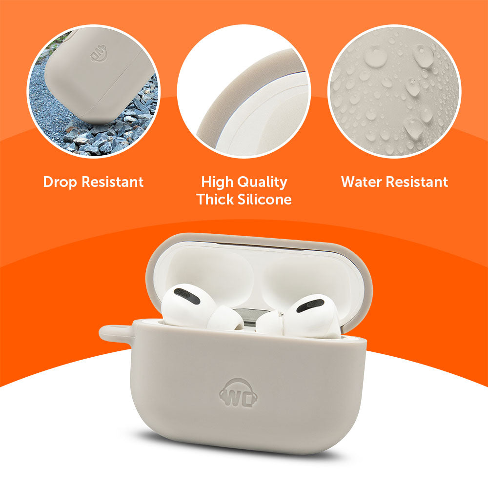 AirPods Pro & Pro 2 Silicone Case | Beige