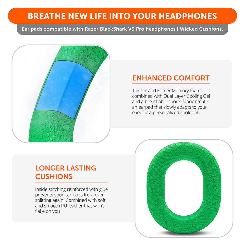 WC FreeZe Blackshark V3 Pro | Neon Green