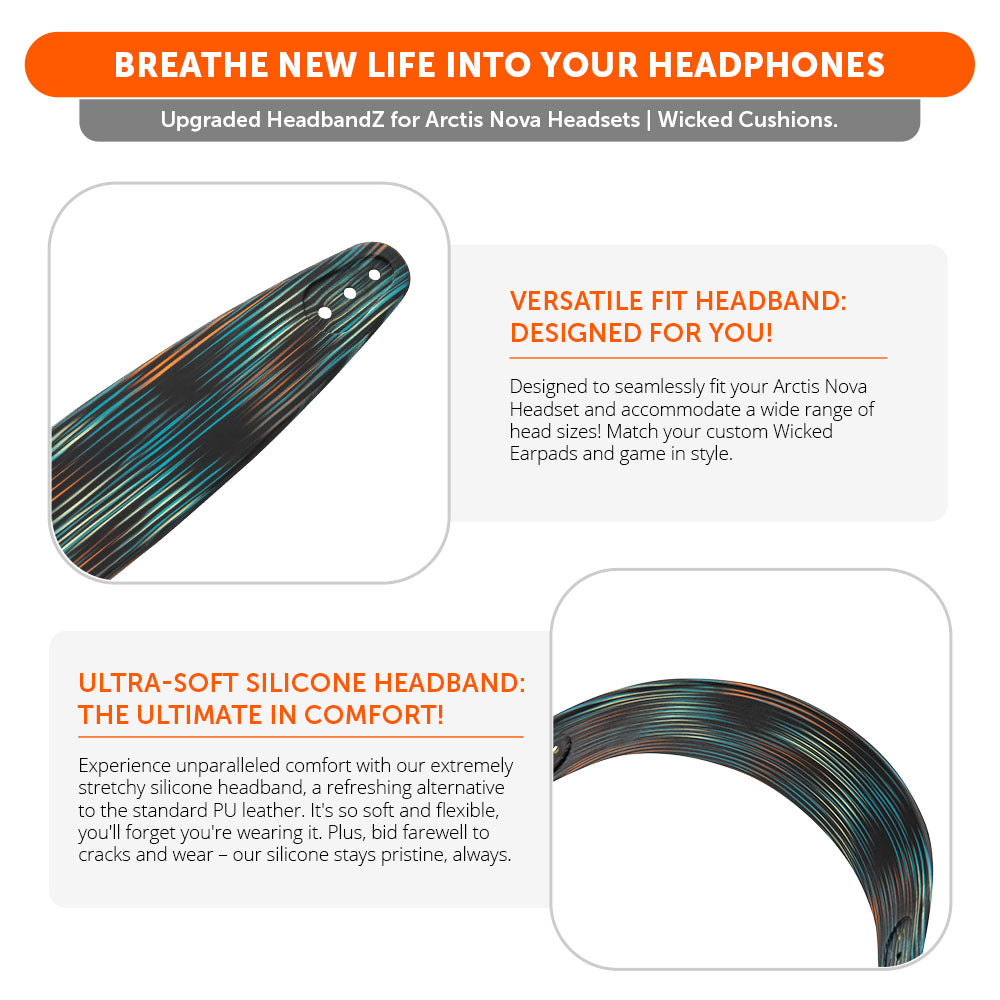 WC Silicone HeadbandZ for Arctis Nova | The Simulation