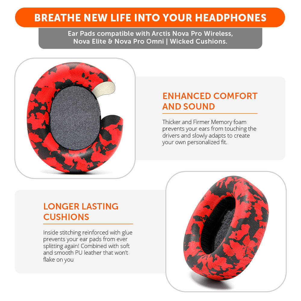 Arctis Nova Pro Wireless LH | Red Camo