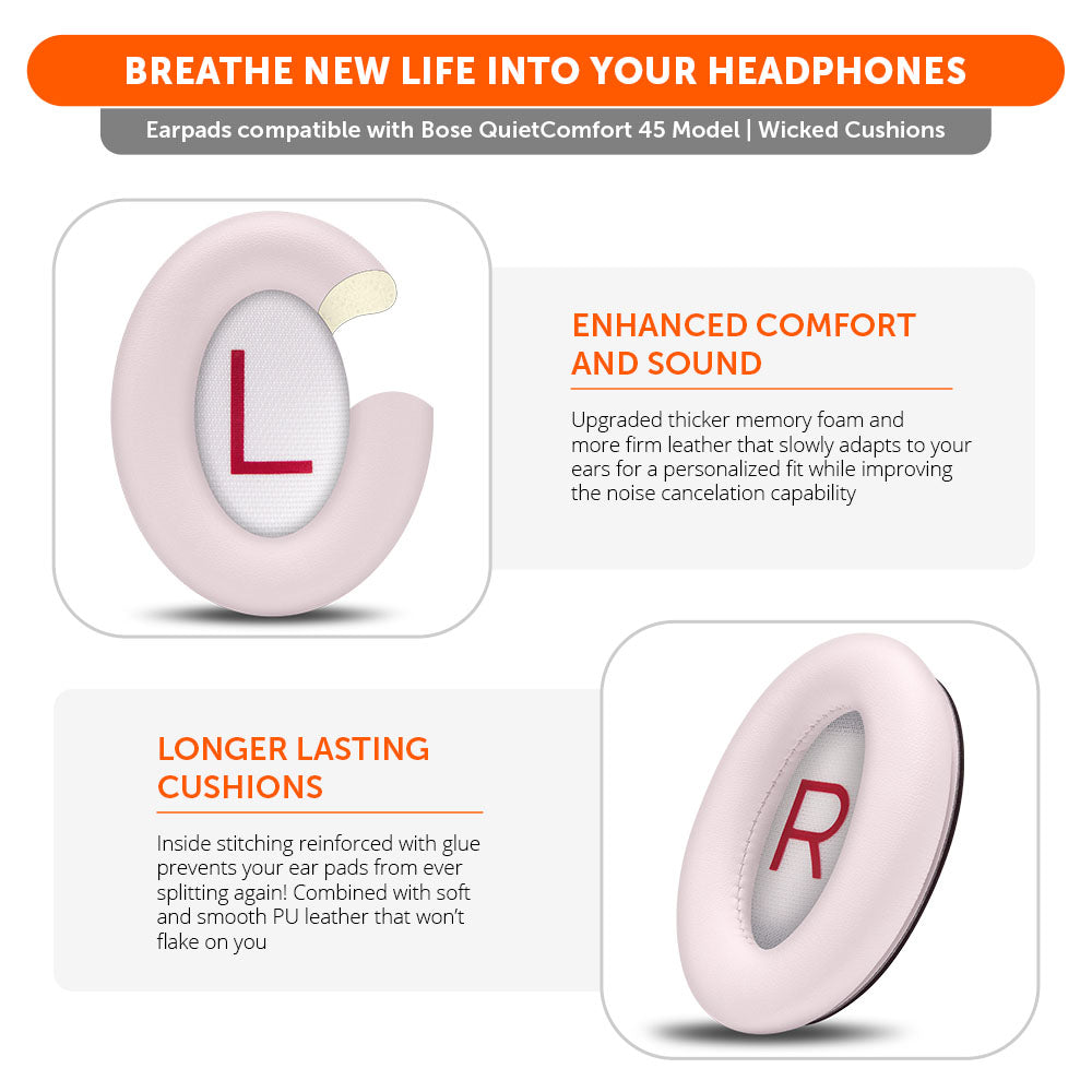 Bose QC45 | Petal Pink