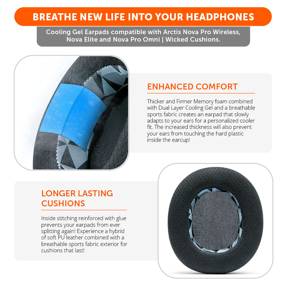 WC FreeZe Arctis Nova Pro | Geo Grey