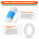 Bose QuietComfort 45 Cooling Gel Earpads | White
