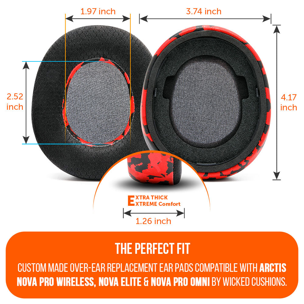 WC FreeZe Arctis Nova Pro | Red Camo