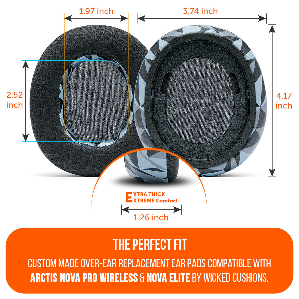 WC FreeZe Arctis Nova Pro | Geo Grey