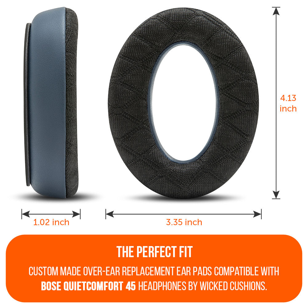 Bose QuietComfort 45 Cooling Gel Earpads | Midnight Blue