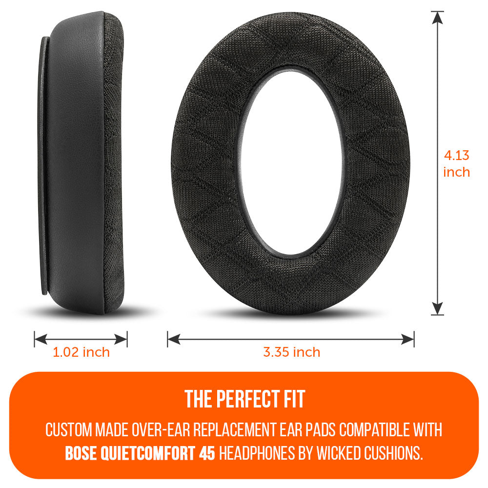 Bose QuietComfort 45 Cooling Gel Earpads | Black