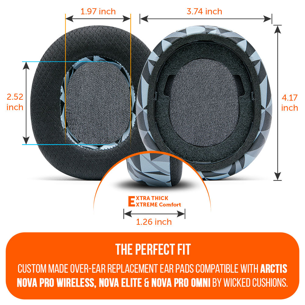 WC FreeZe Arctis Nova Pro | Geo Grey