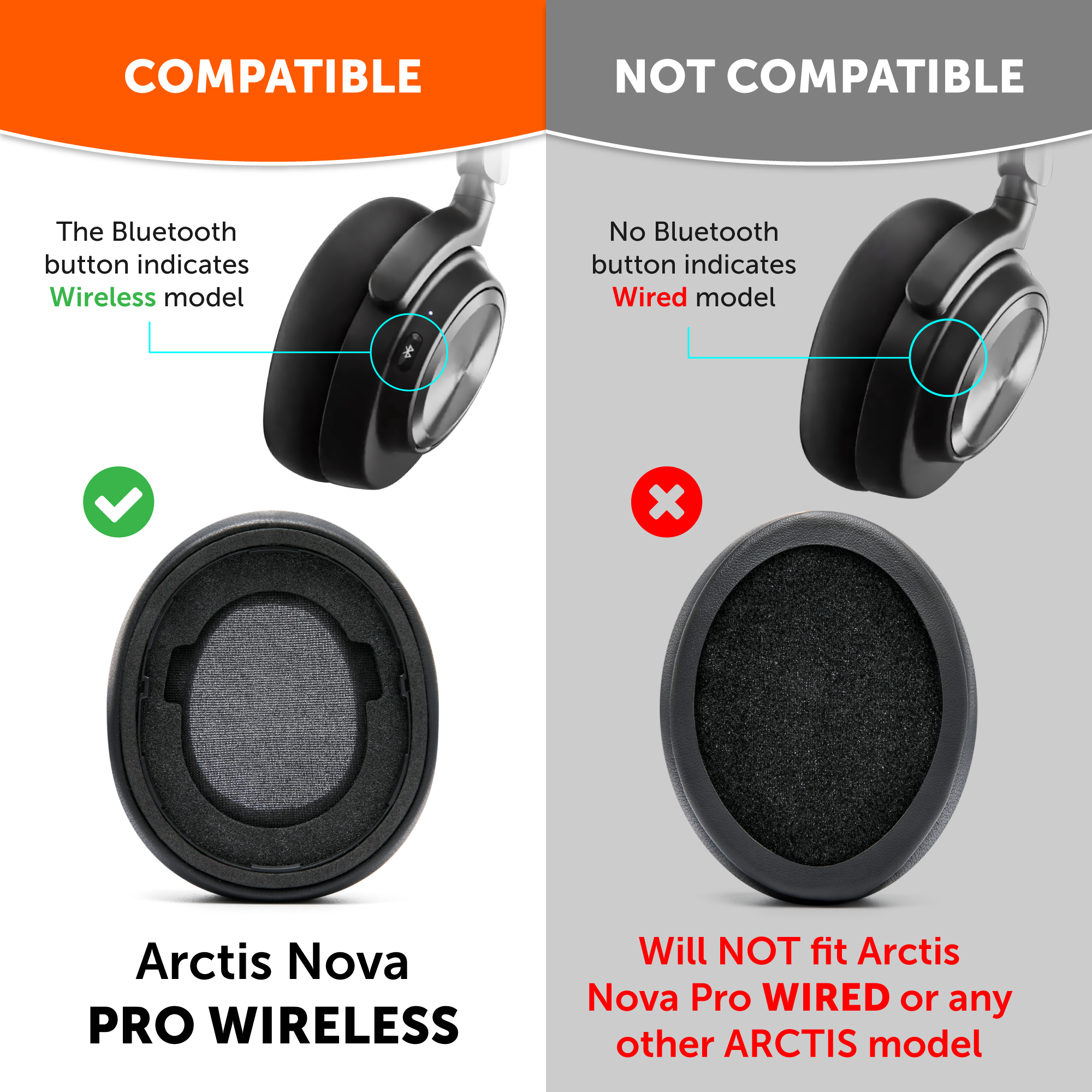 Upgraded Arctis Nova Pro Wireless Earpads Upgraded Arctis Nova Pro Wireless Earpads