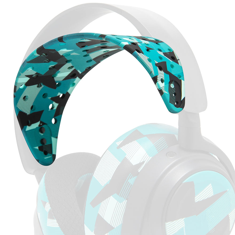 WC HeadbandZ Arctis Nova V2 | Cyan Prism