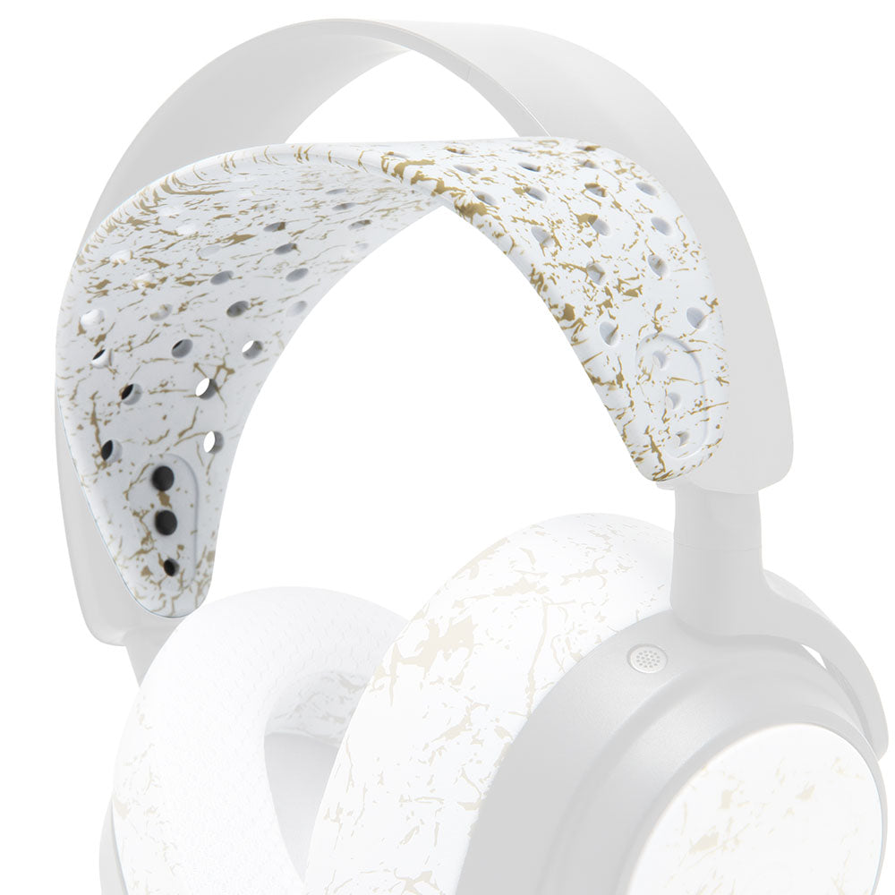 WC HeadbandZ Arctis Nova V2 | Gold Marble