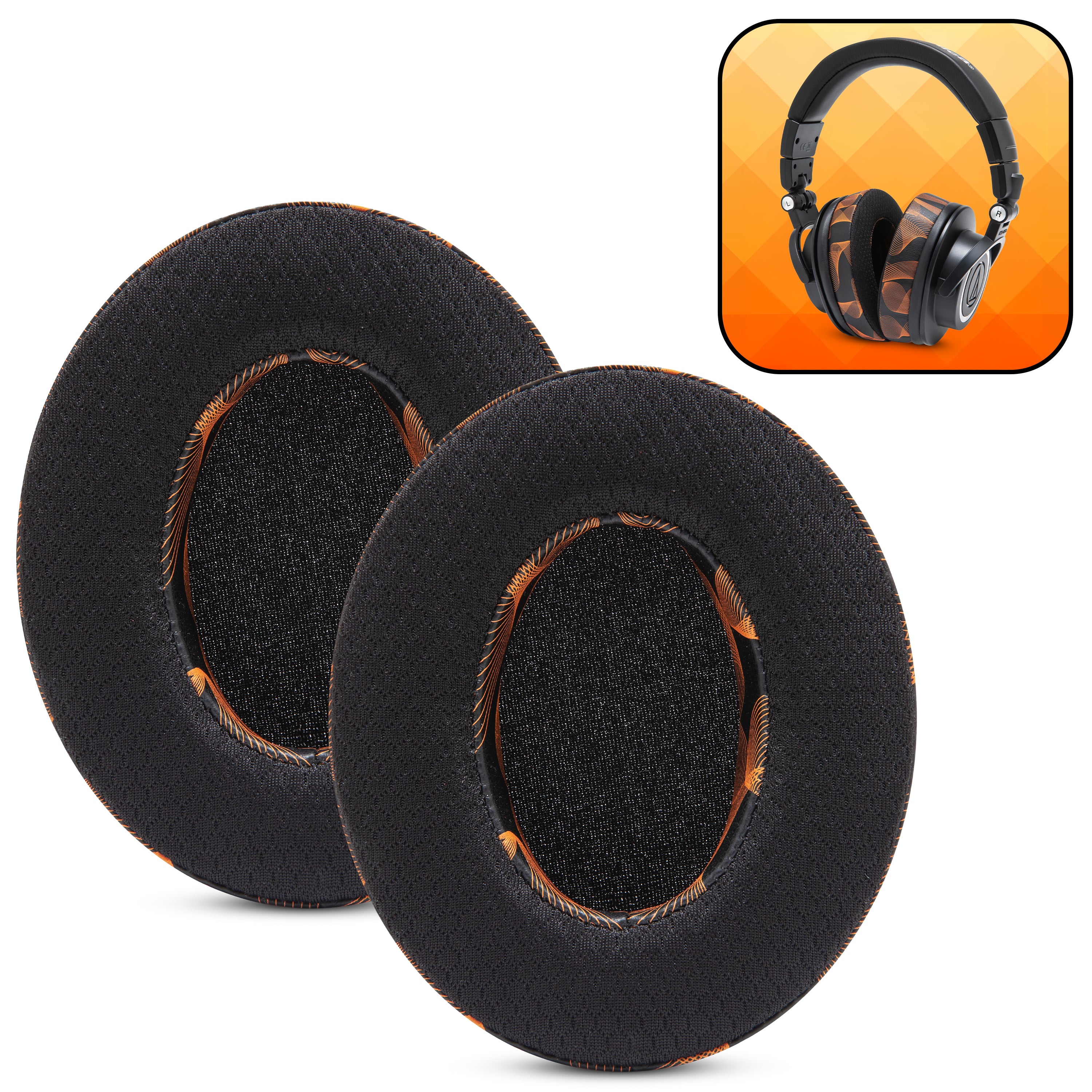 WC FreeZe Cooling Gel Ear Pads for ATH M50X | Kinetic Wave