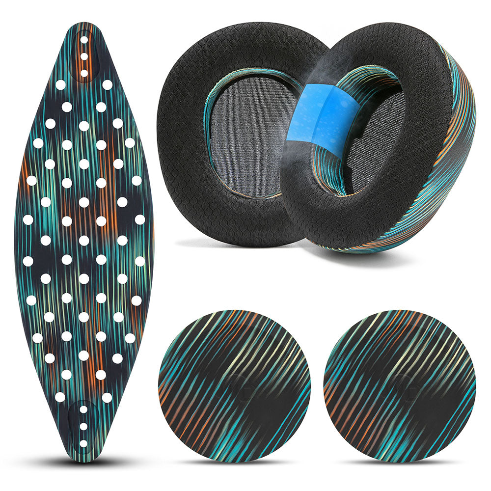 Earpads, Headband, & Speaker Plate Mod Kit for Arctis Nova Pro Wireless & Nova Elite - The Best Replacement Ear Pads On Earth - Wicked Cushions