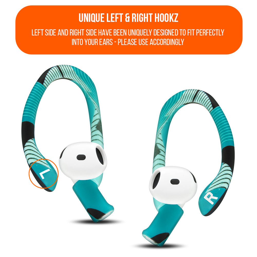 WC HookZ AirPods 4 | Cyan Prism