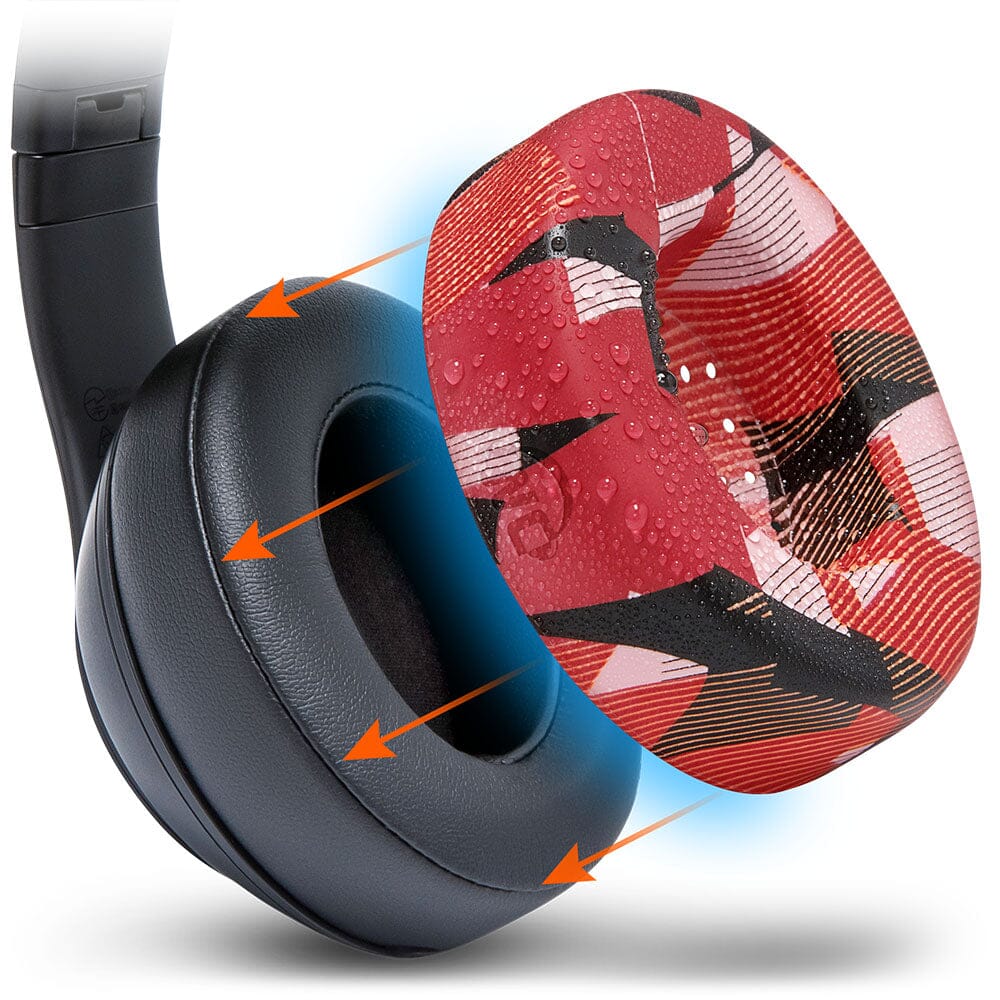 WC SweatZ Protective Headphone Earpad Cover | Red Prism