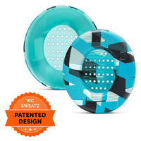 WC SweatZ Protective Headphone Earpad Cover | Cyan Prism