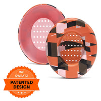 WC SweatZ Protective Headphone Earpad Cover | Orange Prism