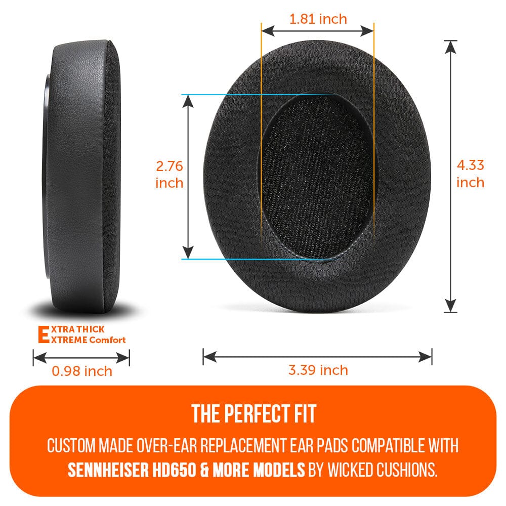 Sennheiser HD6XX HD600 Gel Earpads WC FreeZe HD - Main Image